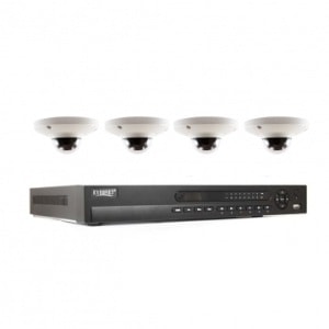 Eight-channel IP AI security camera system